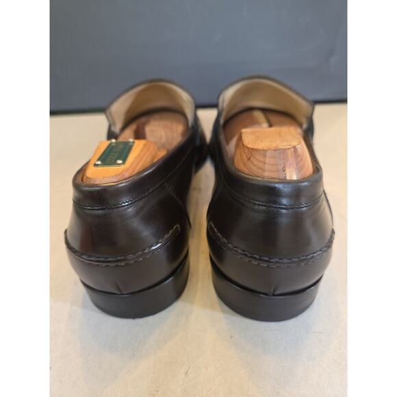 Salvatore Ferragamo Tangeri Mens Black Leather Loafers 10.5 EEPremium Topy Soles main image 8